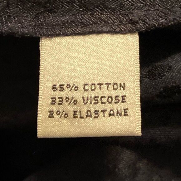 SoCa St. John jacquard dark navy pants 8 - Picture 9 of 10